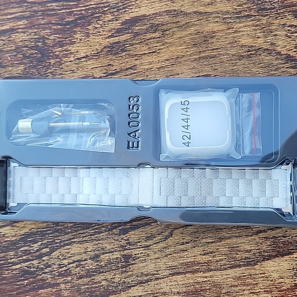 silver tones metal apple watch band
